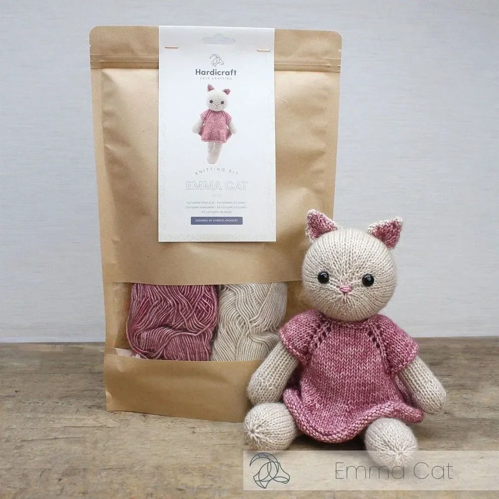 Hardicraft Emma Cat Knitting Kit, Amigurumi